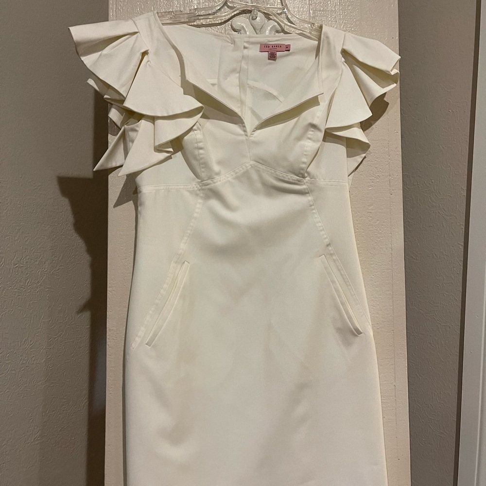 Off White Beautiful Ted Baker dress